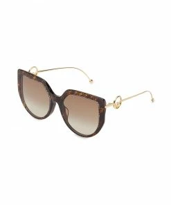 Fendi F is Fendi oversized-frame sunglasses