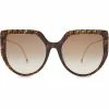 Fendi F is Fendi oversized-frame sunglasses