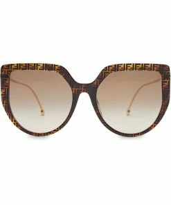 Fendi F is Fendi oversized-frame sunglasses