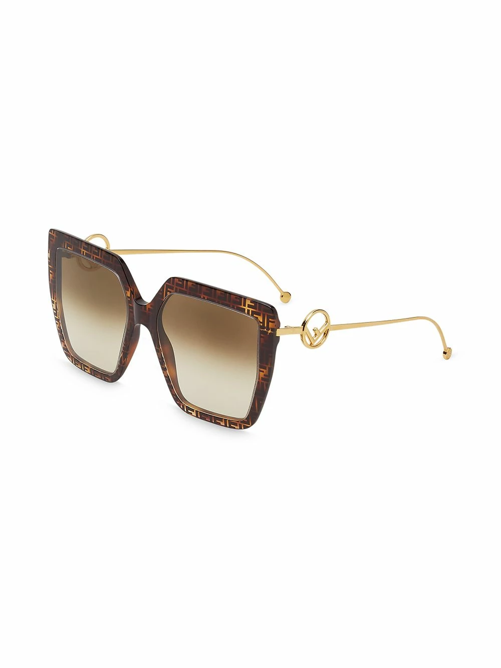 Coupon π Fendi FF frame oversized square π sunglasses of women π€© 4 Fendi FF-frame oversized square sunglasses