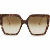 Fendi FF-frame oversized square sunglasses