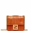 Fendi Fab logo shoulder bag