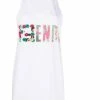 Fendi embroidered FF motif tank top