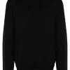 Fendi logo-tape cashmere hoodie