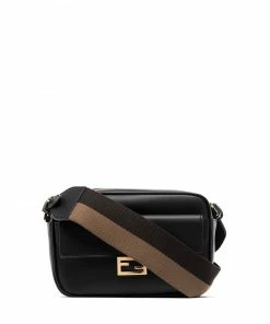 Fendi Baguette leather camera bag