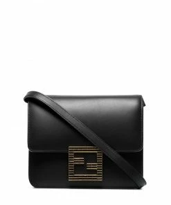 Fendi Fab leather shoulder bag