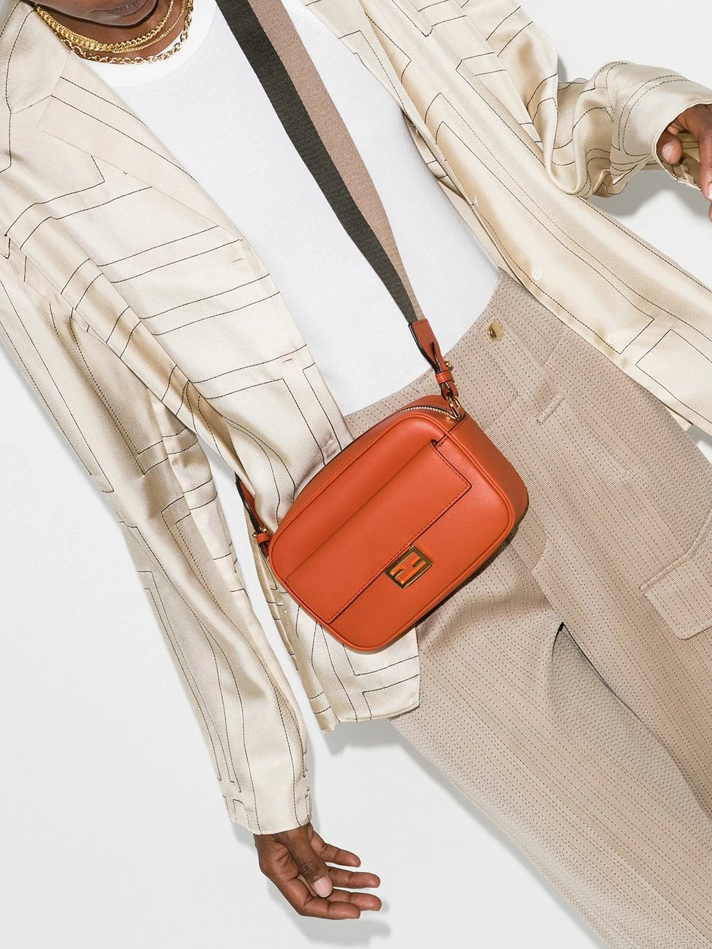 New ⭐ Fendi Web strap camera bag messenger & crossbody bags of women ✔️ 4 Fendi web-strap camera bag