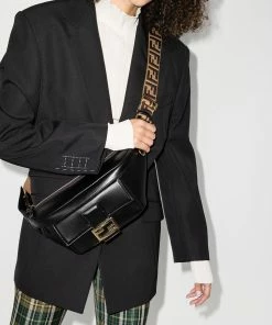 Fendi Baguette logo-print leather belt bag