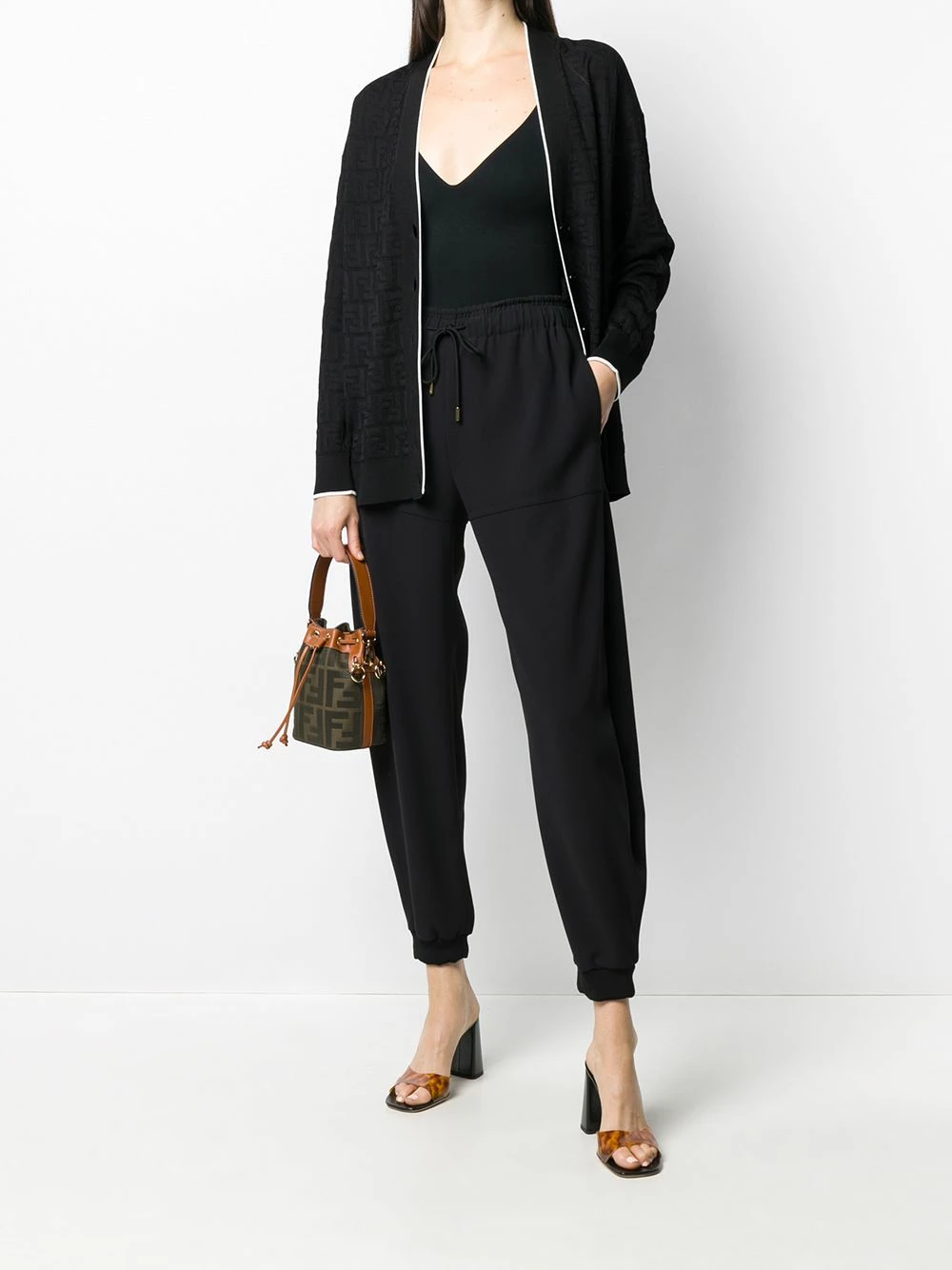 Discount π₯° Fendi FF embroidered cardigan cardigans of women π 4 Fendi FF embroidered cardigan