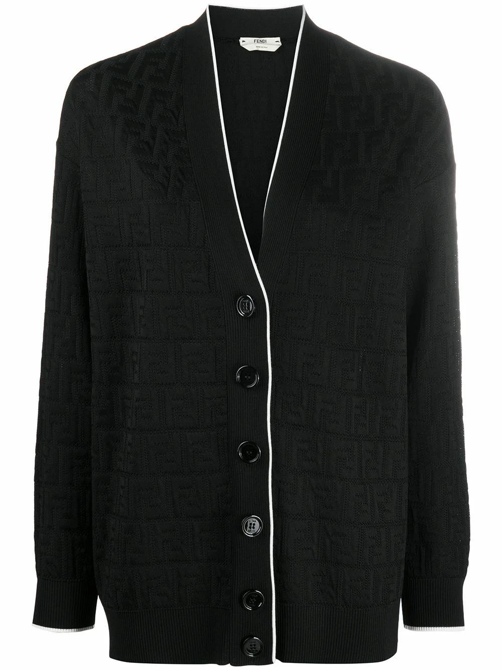 Discount π₯° Fendi FF embroidered cardigan cardigans of women π 3 Fendi FF embroidered cardigan