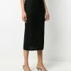 Fendi monogram pattern knitted skirt