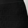 Fendi monogram pattern knitted skirt