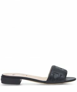 Fendi embossed FF-motif slip-on sandals