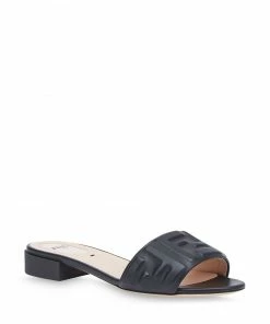 Fendi embossed FF-motif slip-on sandals