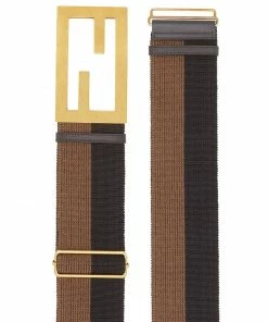 Fendi elastic Baguette buckle belt