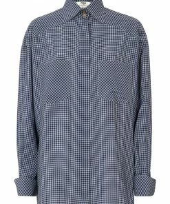 Fendi vichy pattern shirt