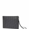 Fendi flat FF motif panelled pouch