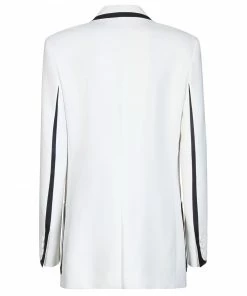 Fendi contrast piping detail blazer