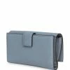 Fendi twist-lock calf leather wallet