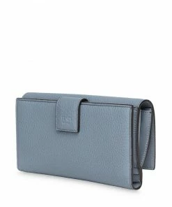 Fendi twist-lock calf leather wallet