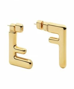 Fendi small FF earrings