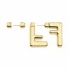 Fendi small FF earrings