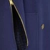 Fendi zip detail straight-cut coat