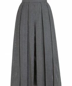 Outlet Fendi Store 15 Fendi perforated midi skirt