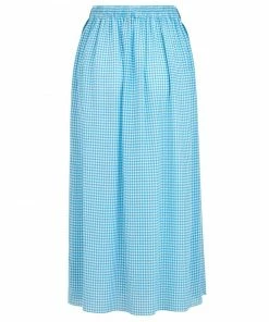 Fendi gingham midi skirt