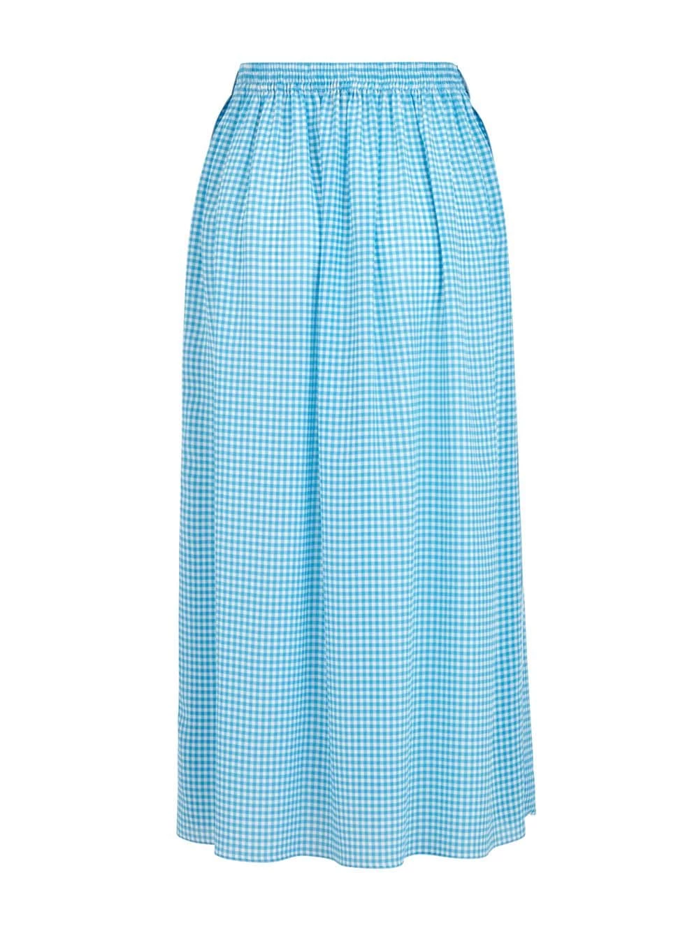 Flash Sale π― Fendi Gingham midi π skirt a-line π skirts of women π 4 Fendi gingham midi skirt