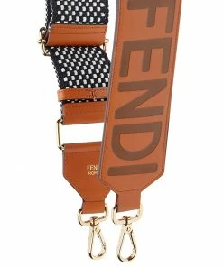 Fendi Strap You leather bag strap