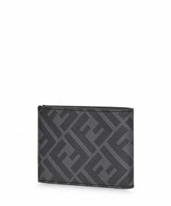 Fendi FF motif leather wallet
