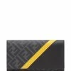 Fendi panelled FF motif continental wallet