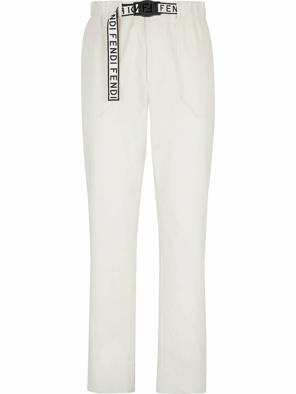 Budget π Fendi Branded belt slim fit trousers regular-fit & straight leg pants of men π 3 Fendi branded belt slim-fit trousers