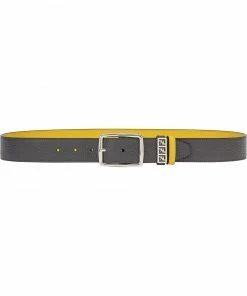 Fendi reversible cut-out FF motif belt