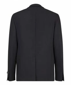 Fendi logo trim blazer
