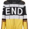Fendi panelled logo jacket