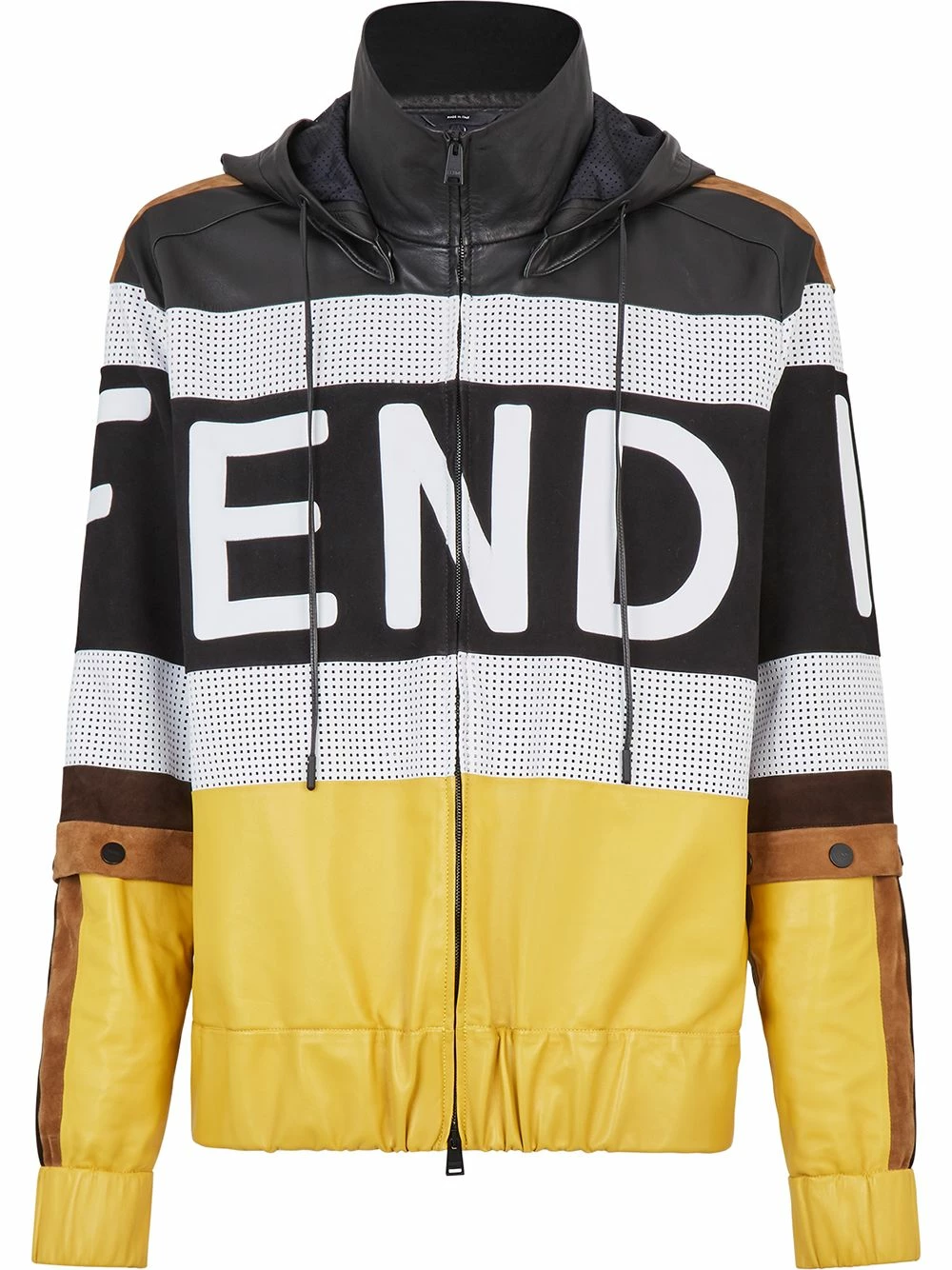 Best Sale π Fendi Panelled logo jacket sport jackets & windbreakers of men π 3 Fendi panelled logo jacket