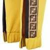 Fendi FF stripe panelled track pants