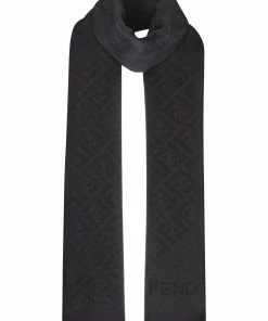 Fendi monogram-print scarf