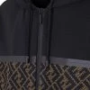 Fendi FF panel zipped hoodie