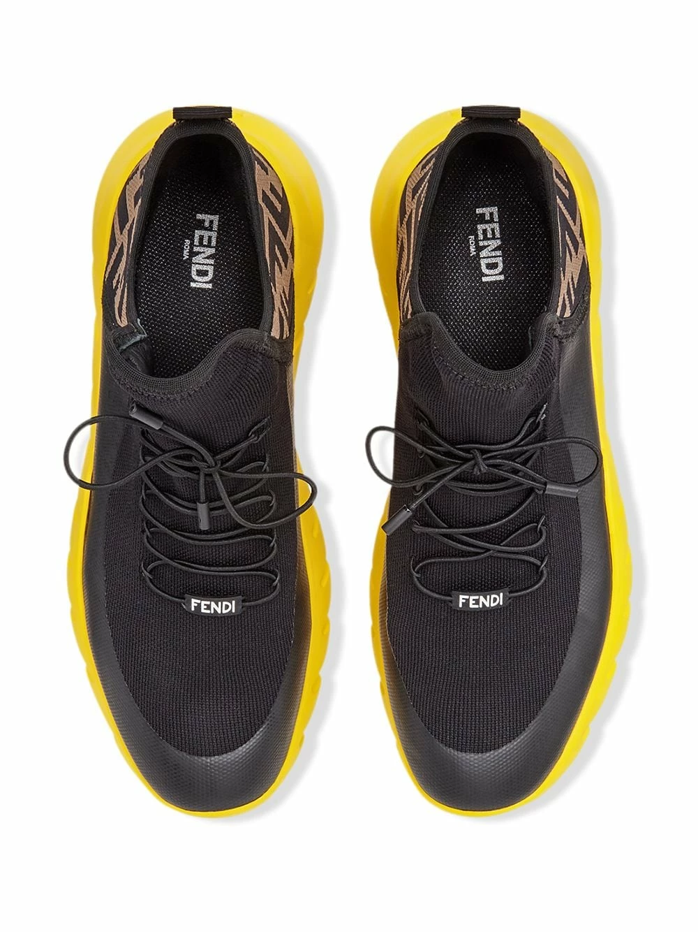 Coupon 𧨠Fendi Tech knit FF π sneakers low-tops of men π 6 Fendi tech knit FF sneakers