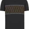 Deals π Fendi Perforated FF panel detail T π shirt t-shirts of men π 1 Fendi perforated FF panel detail T-shirt
