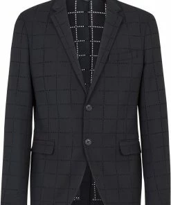 Fendi deconstructed slim blazer