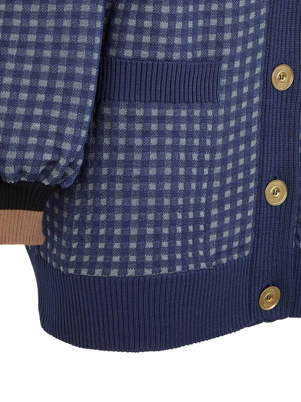 Best reviews of π Fendi Check pattern V neck cardigan cardigans of women β 5 Fendi check-pattern V-neck cardigan