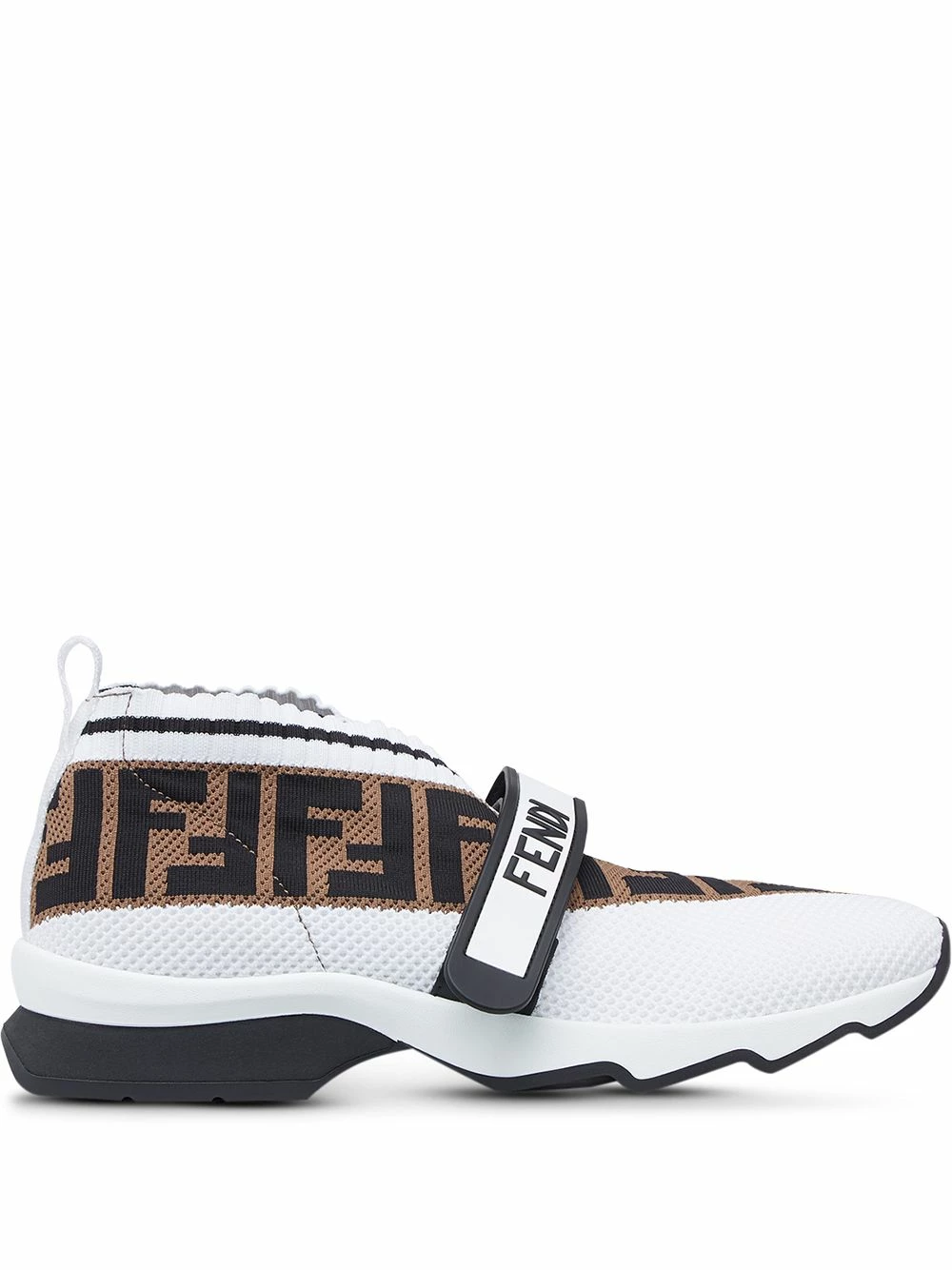 Promo 𧨠Fendi Monogram embellished low top π sneakers of women π 3 Fendi monogram-embellished low-top sneakers