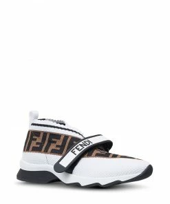 Fendi monogram-embellished low-top sneakers