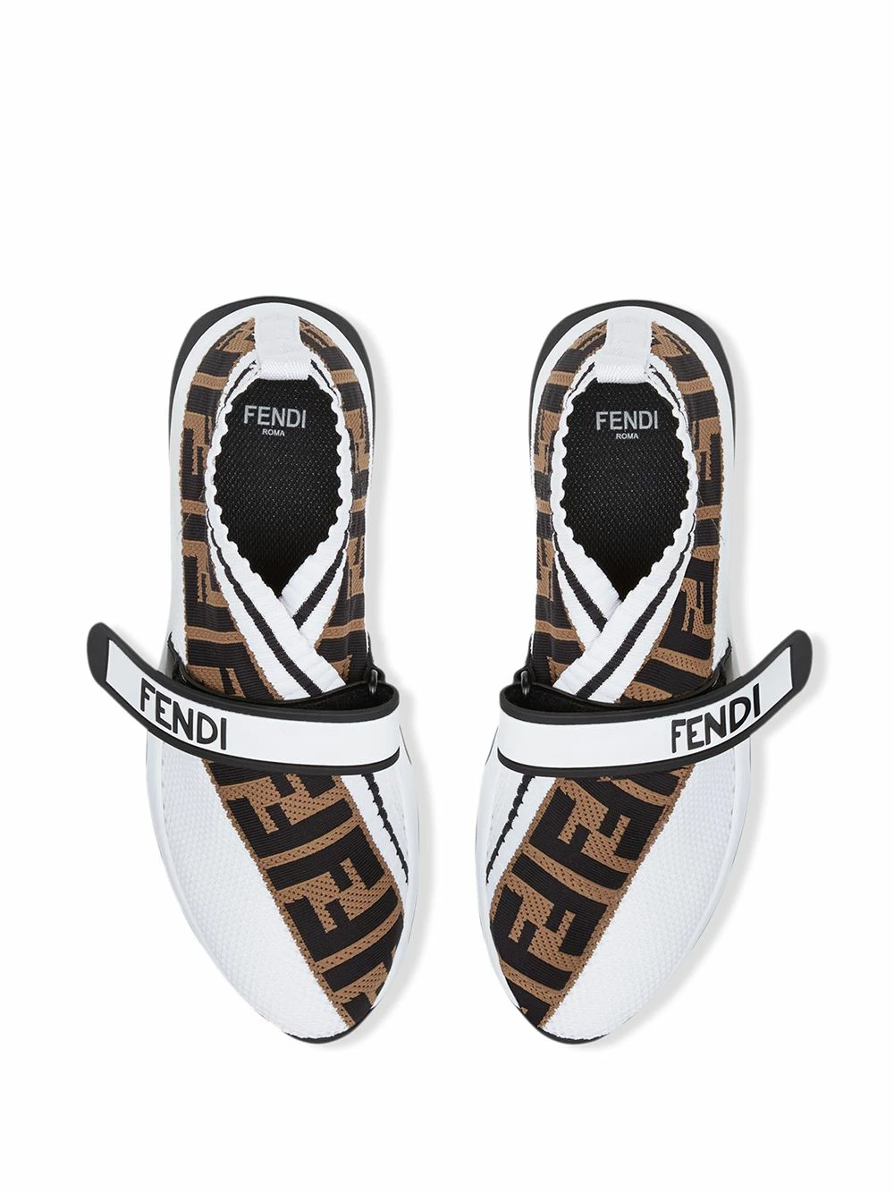 Promo 𧨠Fendi Monogram embellished low top π sneakers of women π 6 Fendi monogram-embellished low-top sneakers