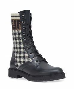 Fendi Rockoko FF biker boots