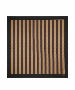 Fendi FF striped foulard